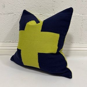 Jonathan Adler 16”SQ Mid-Century Pop Cross Pillow